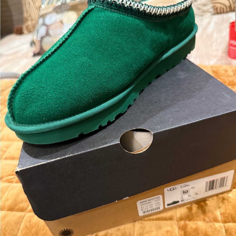 UGG Emerald Green Suede Tasman